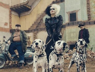 Emma Stone et les dalmatiens